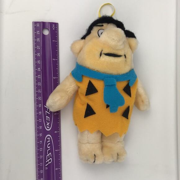 Vintage Nanco Fred Flintstone Plush Ornament 7'' 1980 Hanna-Barbera Collectible - Picture 2 of 8